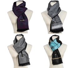 2019 New winter custom viscose flannelette scarves for men