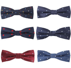 Fashion Chinese Men Neckwear Polka Dot Bowtie Silk Men Bow Tie