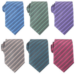 High Quality Cheap Price Men 100% Silk Stripped Stock Neckties Wholesale