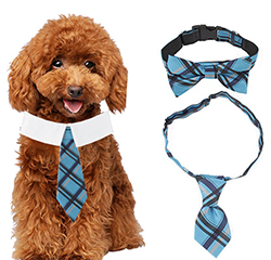 Custom Personalized Pet Accessories Cute Polyester Bowties Tie For Dogs