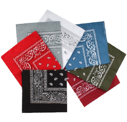 Wholesale Paisley Pattern Handkerchief 100% Cotton Printing Cheap Bandana